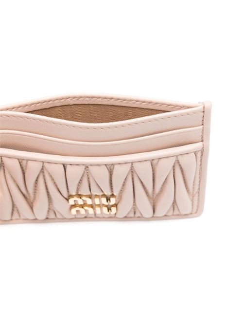 Quilted card holder MIU MIU | 5MC0762FPPF0236